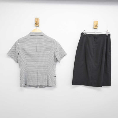 【中古】 事務服 女子制服 2点 (ブラウス・スカート) sf052245