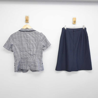 【中古】 事務服 女子制服 2点 (ブラウス・スカート) sf052250