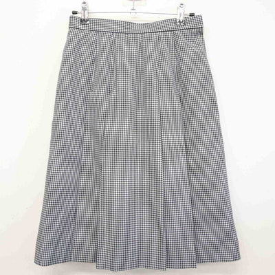 【中古】北海道 厚別中学校 女子制服 3点 (ベスト・シャツ・スカート) sf052277