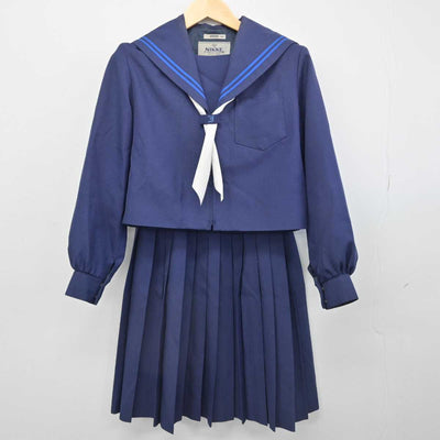 【中古】愛知県 石尾台中学校 女子制服 3点 (セーラー服・スカート) sf052279