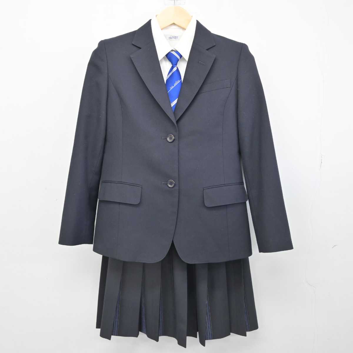 【中古】神奈川県 桐蔭学園高等学校 女子制服 4点 (ブレザー・シャツ・スカート) sf052287