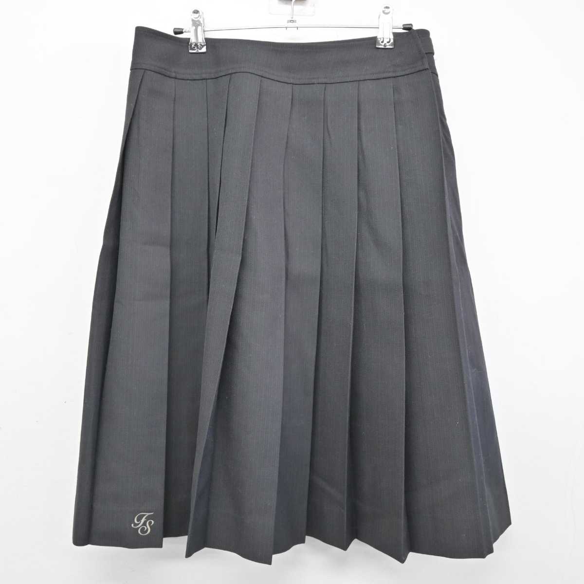 【中古】広島県 福山商業高等学校 女子制服 4点 (ブレザー・シャツ・スカート) sf052292