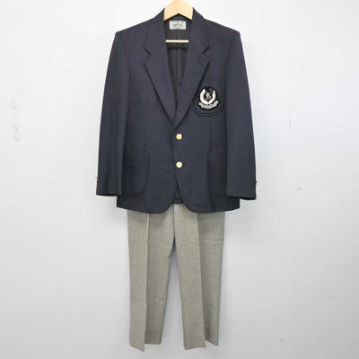 【中古】神奈川県 大野北中学校 男子制服 2点 (ブレザー・ズボン) sf052297