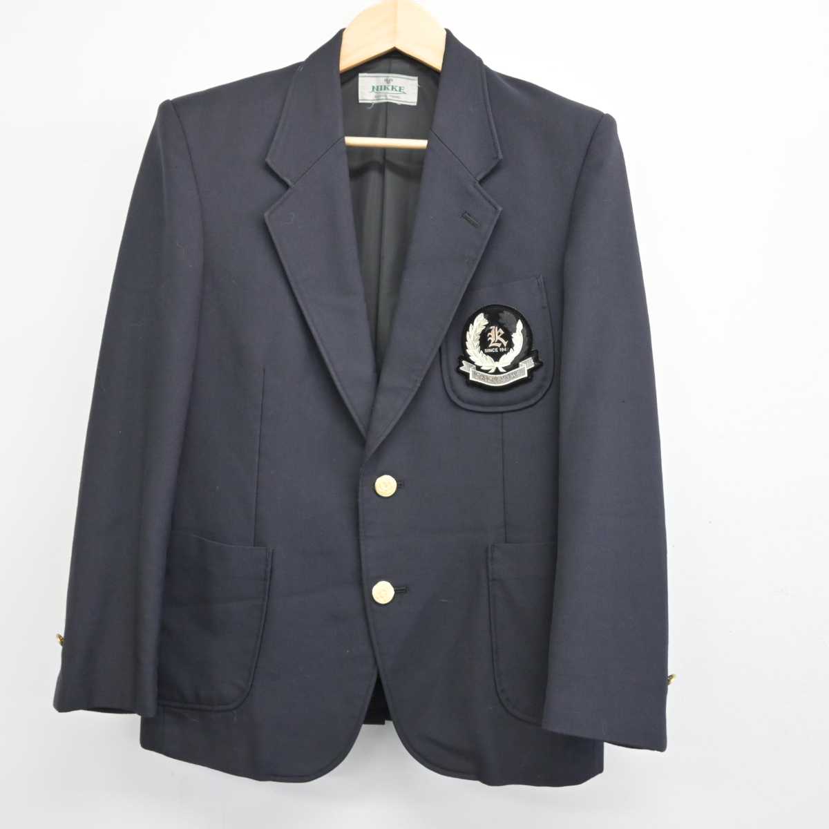 【中古】神奈川県 大野北中学校 男子制服 2点 (ブレザー・ズボン) sf052297