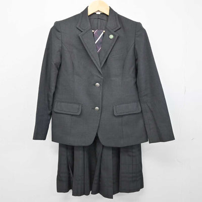 【中古】大阪府 大阪国際大和田高等学校 女子制服 3点 (ブレザー・スカート) sf052304