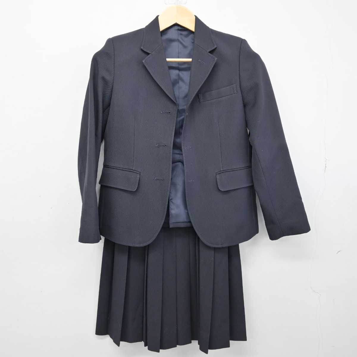 【中古】東京都 目黒区立第11中学校 女子制服 3点 (ブレザー・ベスト・スカート) sf052307