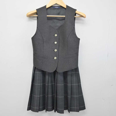 【中古】東京都 総合芸術高等学校 女子制服 4点 (ブレザー・ベスト・スカート) sf052308