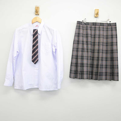 【中古】東京都 大原学園高等学校 女子制服 4点 (シャツ・スカート) sf052310