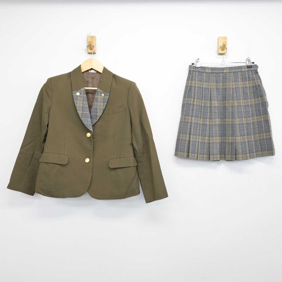 【中古】神奈川県 戸塚高等学校 女子制服 2点 (ブレザー・スカート) sf052317