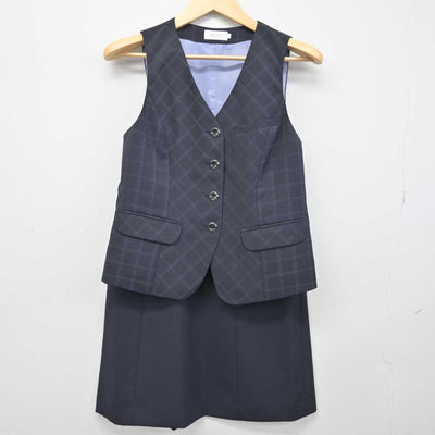 【中古】 事務服 女子制服 3点 (ジャケット・ベスト・スカート) sf052324