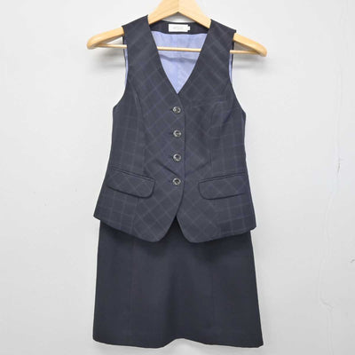 【中古】 事務服 女子制服 3点 (ジャケット・ベスト・スカート) sf052328