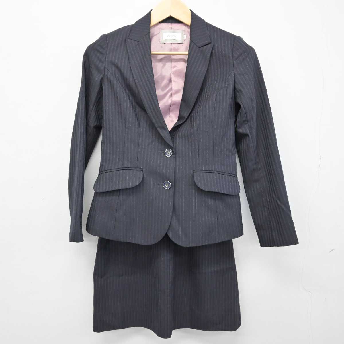 【中古】 事務服 女子制服 3点 (ジャケット・ベスト・スカート) sf052331