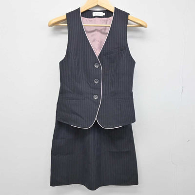 【中古】 事務服 女子制服 3点 (ジャケット・ベスト・スカート) sf052331