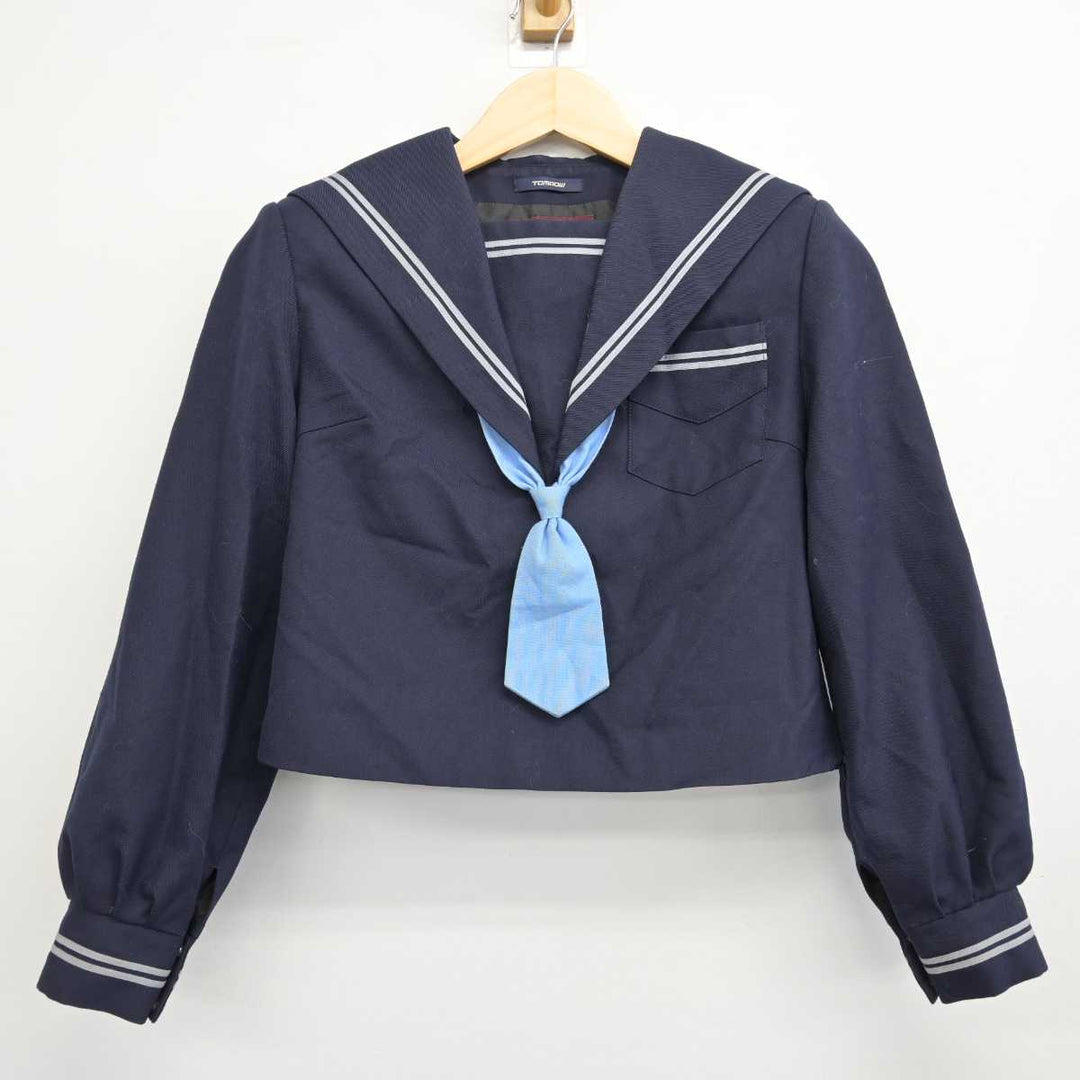 中古】大阪府 摂津市立第四中学校 女子制服 4点 (セーラー服・スカート
