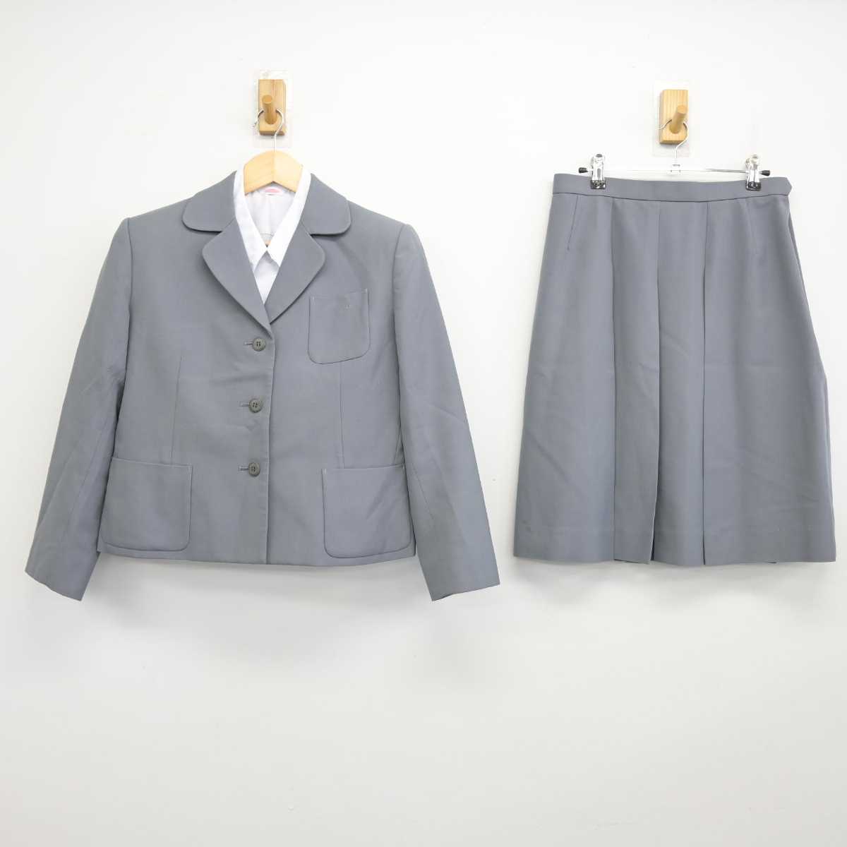 【中古】石川県 県立工業高等学校 女子制服 3点 (ブレザー・シャツ・スカート) sf052350