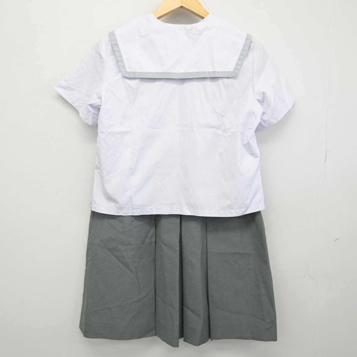 【中古】石川県 県立工業高等学校 女子制服 2点 (セーラー服・スカート) sf052352