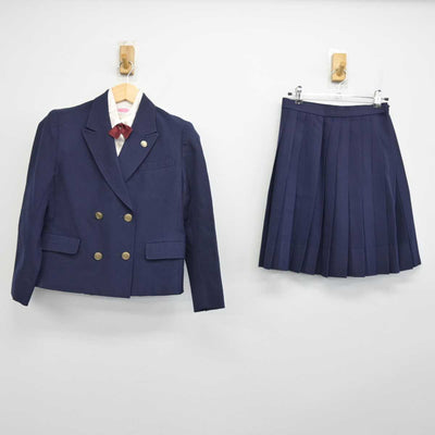 【中古】大分県 大分豊府高等学校 女子制服 5点 (ブレザー・シャツ・スカート) sf052361