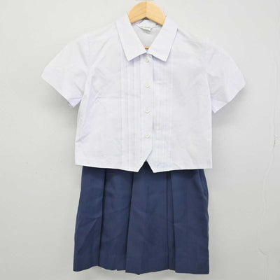 【中古】大分県 大分豊府高等学校 女子制服 2点 (シャツ・スカート) sf052363