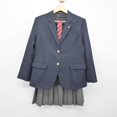 【中古】東京都 文京高等学校 女子制服 4点 (ブレザー・スカート) sf052364