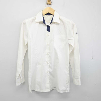 【中古】大分県 大分東高等学校 女子制服 2点 (ニット・シャツ) sf052372