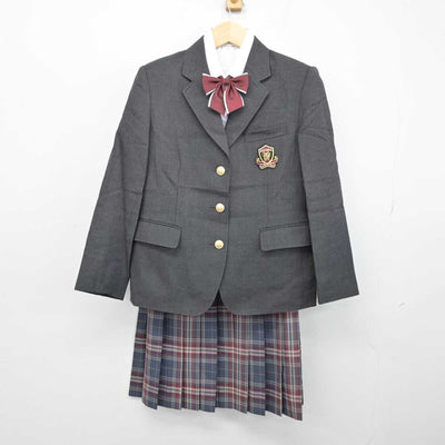 【中古】東京都 明治大学付属中野八王子中学高等学校 女子制服 4点 (ブレザー・シャツ・スカート) sf052382