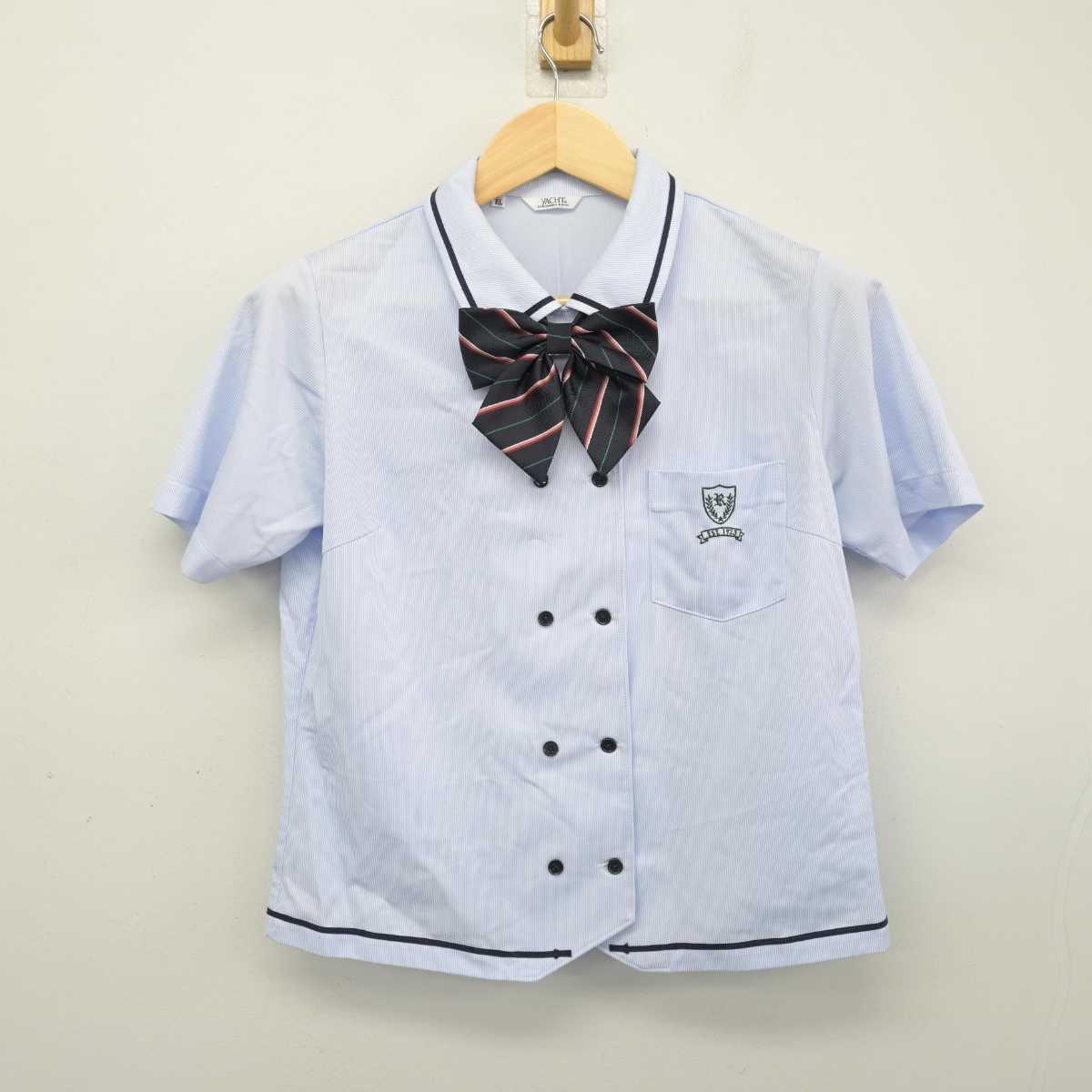 【中古】千葉県 千葉黎明高等学校 女子制服 3点 (シャツ・スカート) sf052394