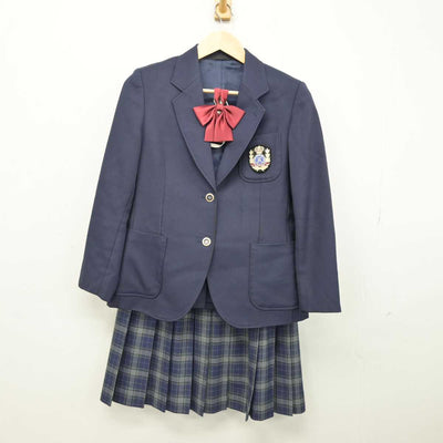 【中古】長野県 広徳中学校 女子制服 3点 (ブレザー・スカート) sf052407