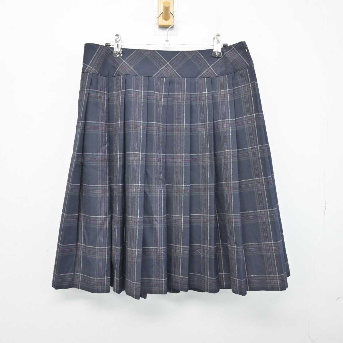 【中古】埼玉県 宮代高等学校 女子制服 3点 (ブレザー・シャツ・スカート) sf052412