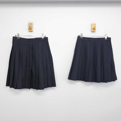 【中古】千葉県 国府台高等学校 女子制服 3点 (ブレザー・スカート) sf052431