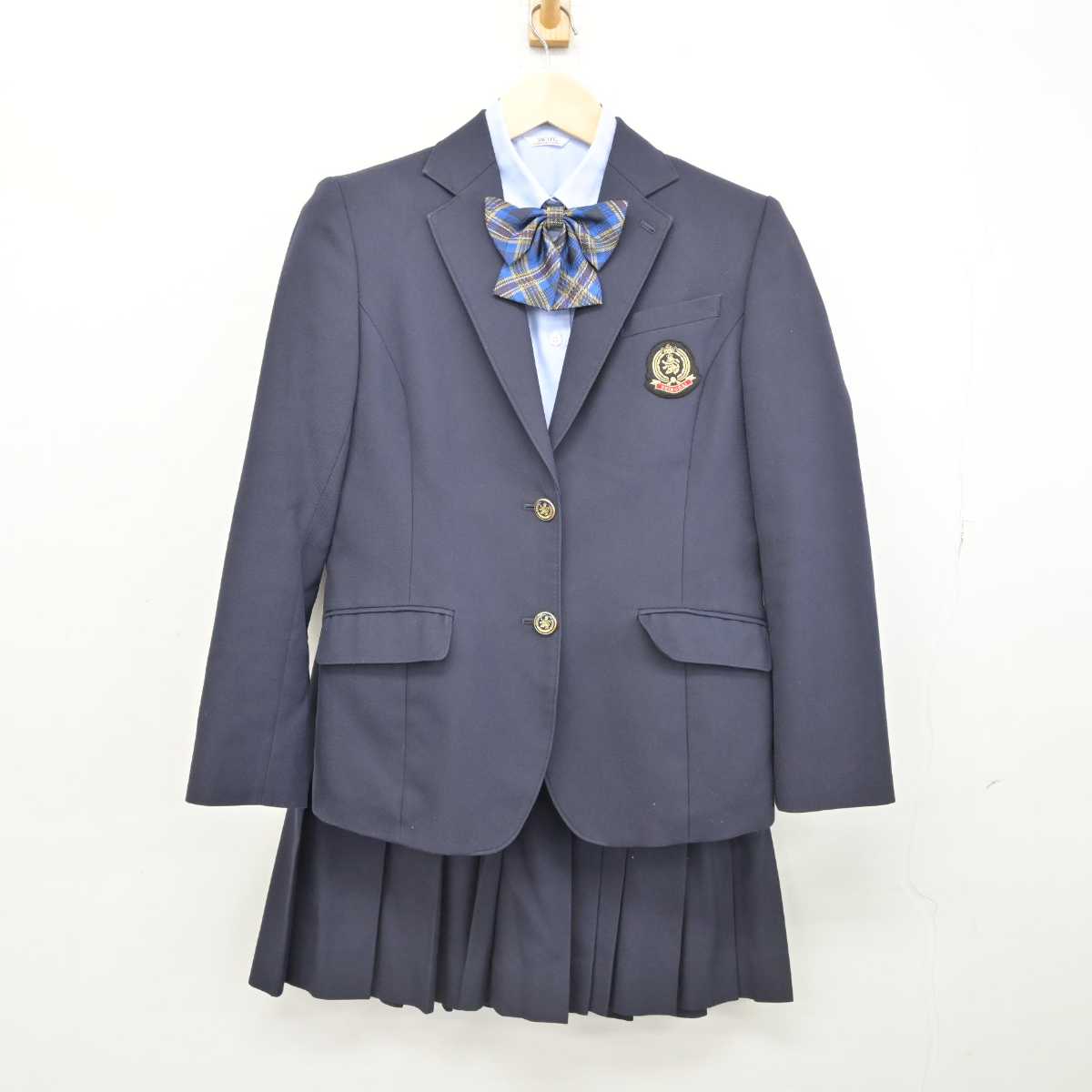 【中古】埼玉県 西武台高等学校 女子制服 5点 (ブレザー・シャツ・スカート) sf052432