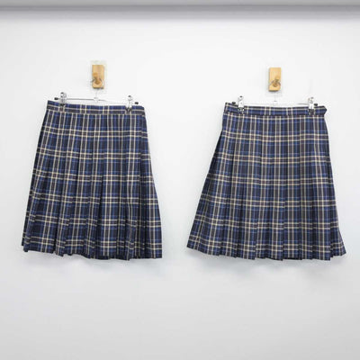 【中古】埼玉県 西武台高等学校 女子制服 3点 (ニット・スカート) sf052433