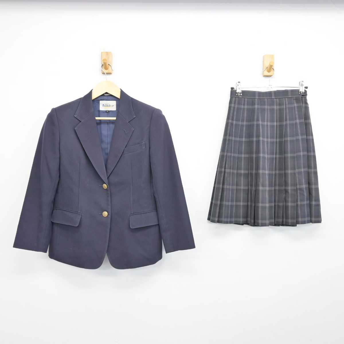 【中古】東京都 清泉中学校 女子制服 3点 (ブレザー・スカート) sf052442