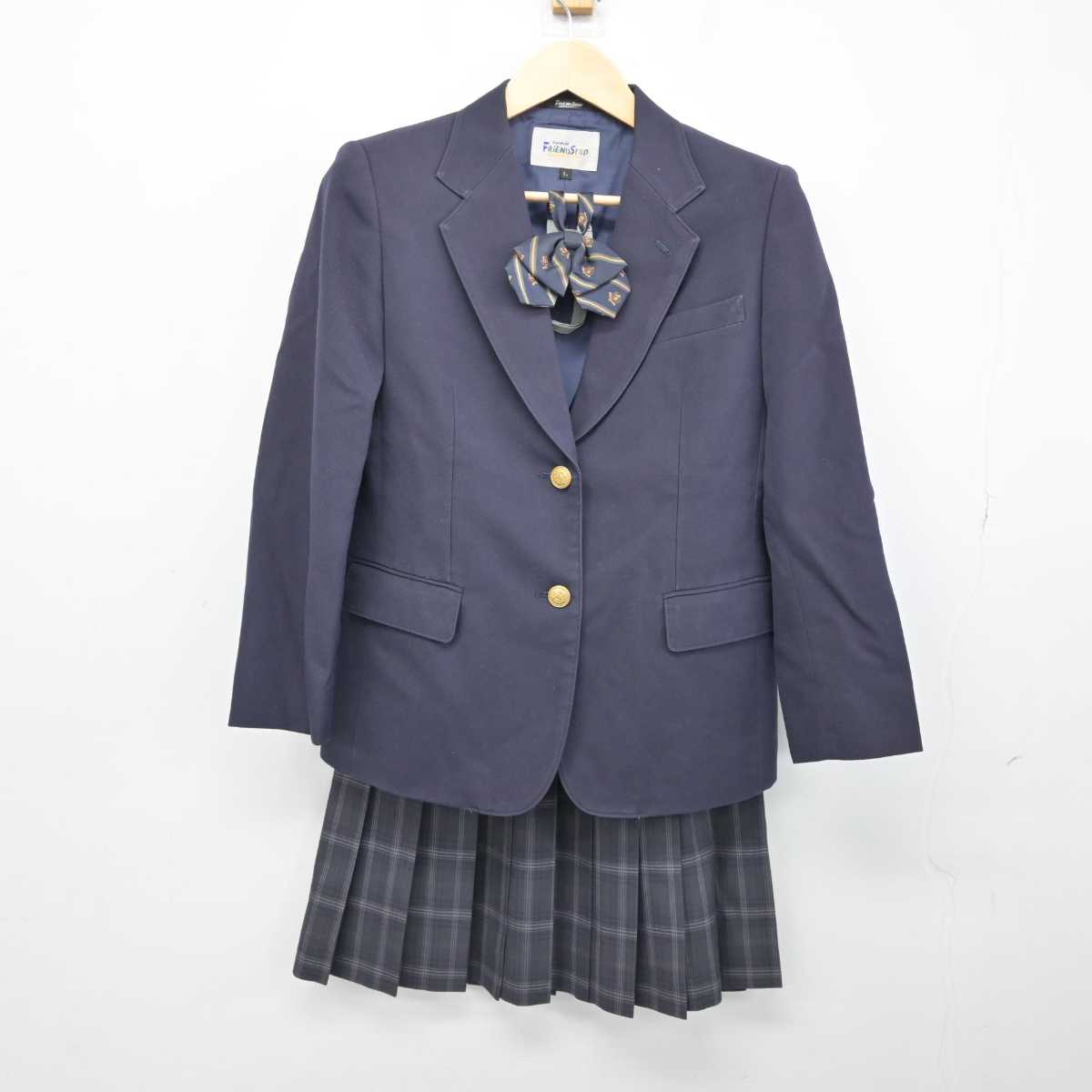 【中古】東京都 清泉中学校 女子制服 4点 (ブレザー・スカート) sf052443