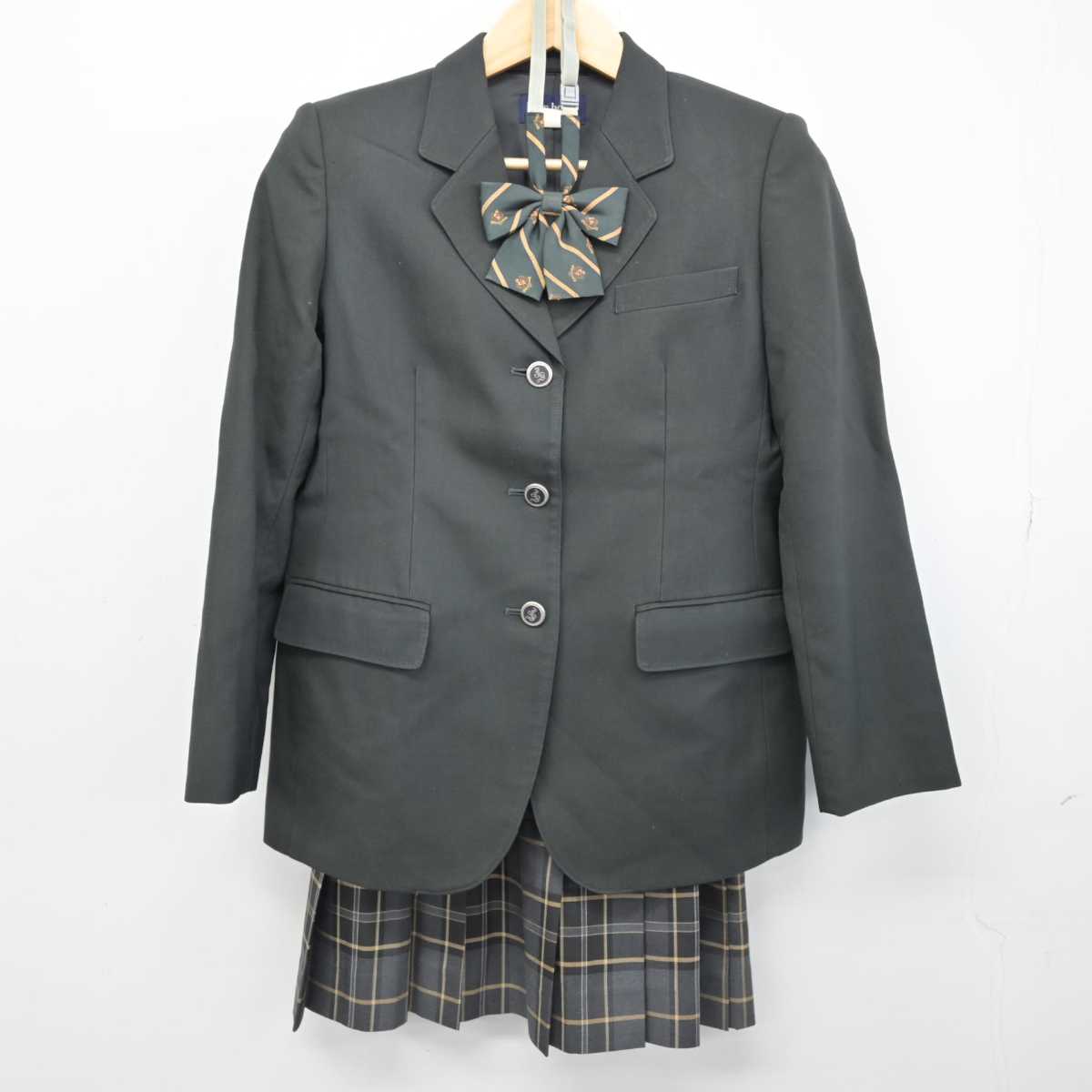 【中古】東京都 上水高等学校 女子制服 5点 (ブレザー・スカート) sf052450