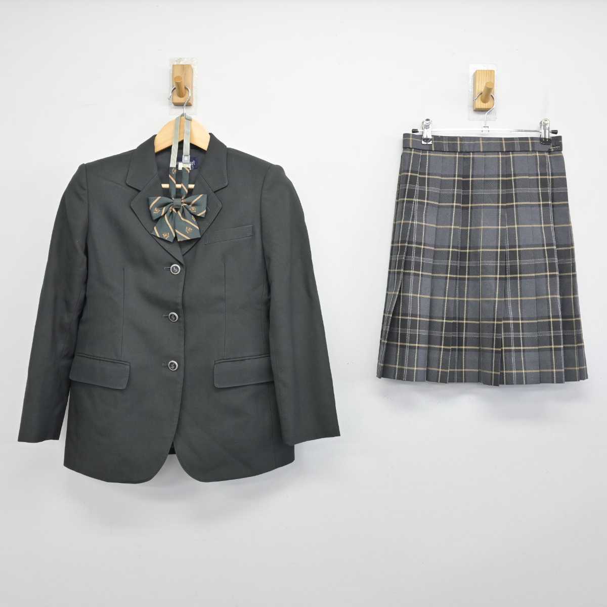 【中古】東京都 上水高等学校 女子制服 5点 (ブレザー・スカート) sf052450