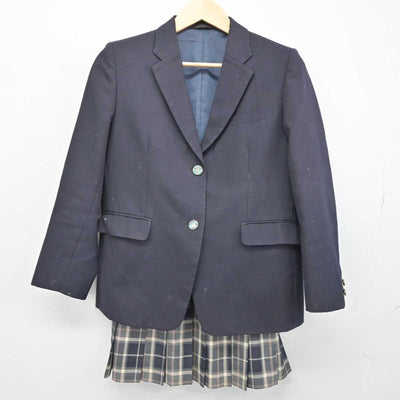 【中古】神奈川県 鶴見総合高等学校 女子制服 2点 (ブレザー・スカート) sf052459