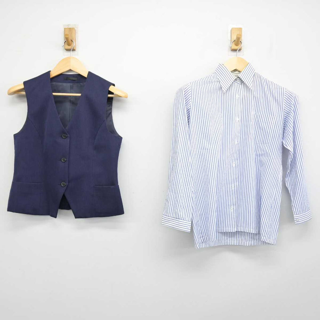 中古】長崎県 長崎北陽台高等学校 女子制服 2点 (シャツ・ベスト 中古】長崎県 長崎北陽台高等学校 女子制服 2点 (シャツ・ベスト