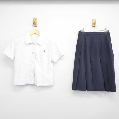 【中古】長崎県 長崎北陽台高等学校 女子制服 2点 (シャツ・スカート) sf052465