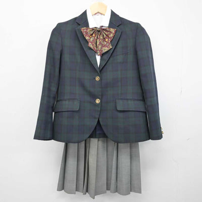 【中古】長崎県 長崎日本大学高等学校 女子制服 4点 (ブレザー・シャツ・スカート) sf052469