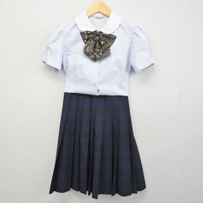 【中古】長崎県 長崎日本大学高等学校 女子制服 4点 (シャツ・スカート) sf052470