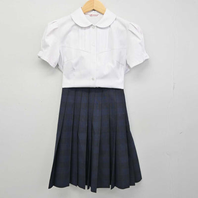 【中古】長崎県 長崎日本大学高等学校 女子制服 4点 (シャツ・スカート) sf052470