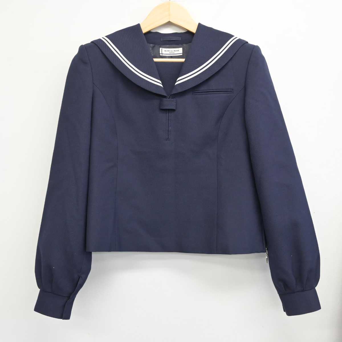 【中古】北海道 苫小牧東中学校 女子制服 2点 (セーラー服・スカート) sf052489