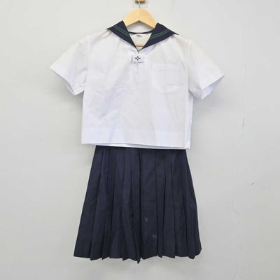 【中古】東京都 二松學舍大学附属高等学校 女子制服 2点 (セーラー服・スカート) sf052494