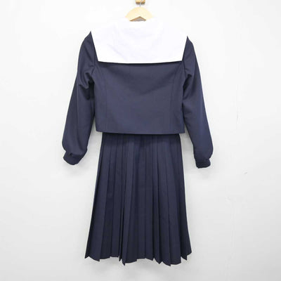 【中古】愛知県 暁中学校 女子制服 3点 (セーラー服・スカート) sf052497