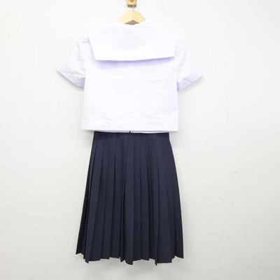 【中古】愛知県 暁中学校 女子制服 3点 (セーラー服・スカート) sf052498