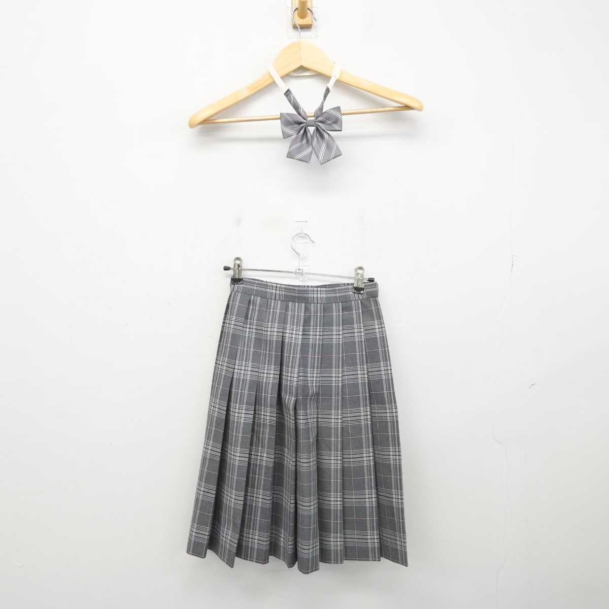 【中古】長崎県 鎮西学院高等学校 女子制服 3点 (スカート) sf052501