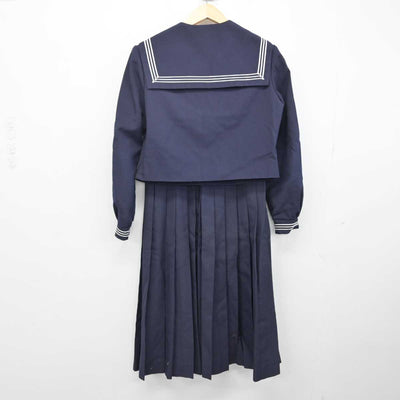 【中古】秋田県 外旭川中学校 女子制服 2点 (セーラー服・スカート) sf052502