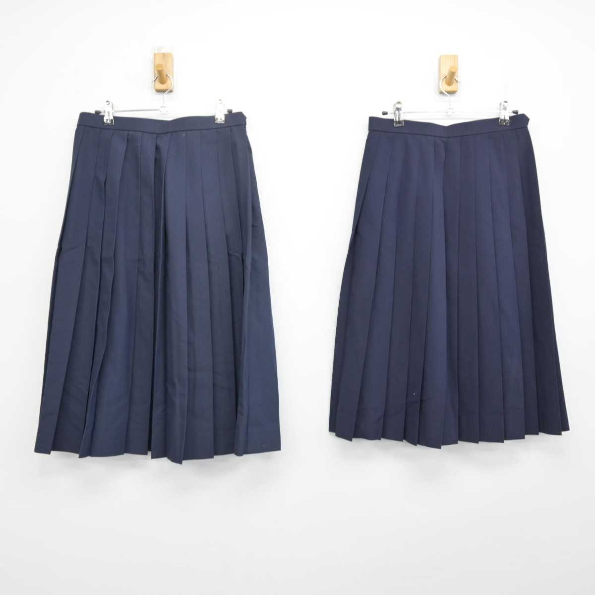 【中古】秋田県 外旭川中学校 女子制服 2点 (スカート・スカート) sf052504