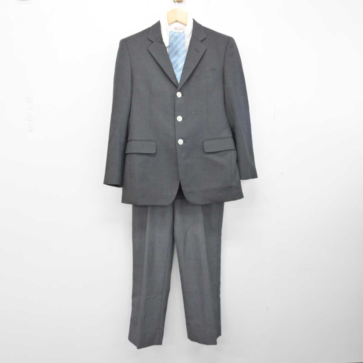 【中古】東京都 豊南高等学校 男子制服 4点 (ブレザー・シャツ・ズボン) sf052509