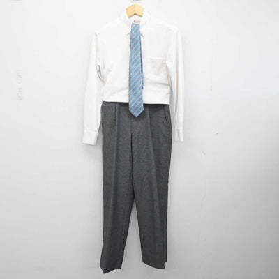 【中古】東京都 豊南高等学校 男子制服 4点 (ブレザー・シャツ・ズボン) sf052509